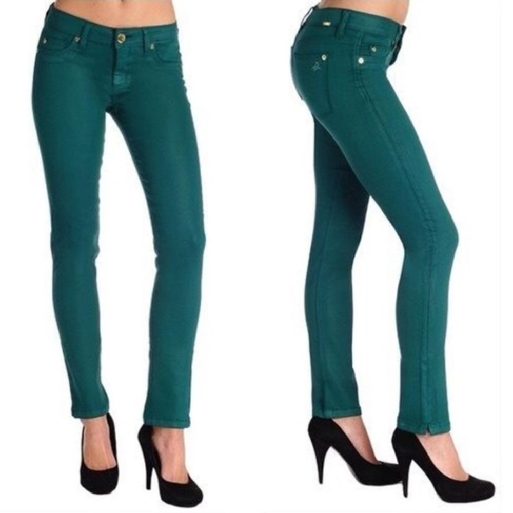 DL1961 Teal Stretch Skinny Jeans/Leggings LIKE NEW